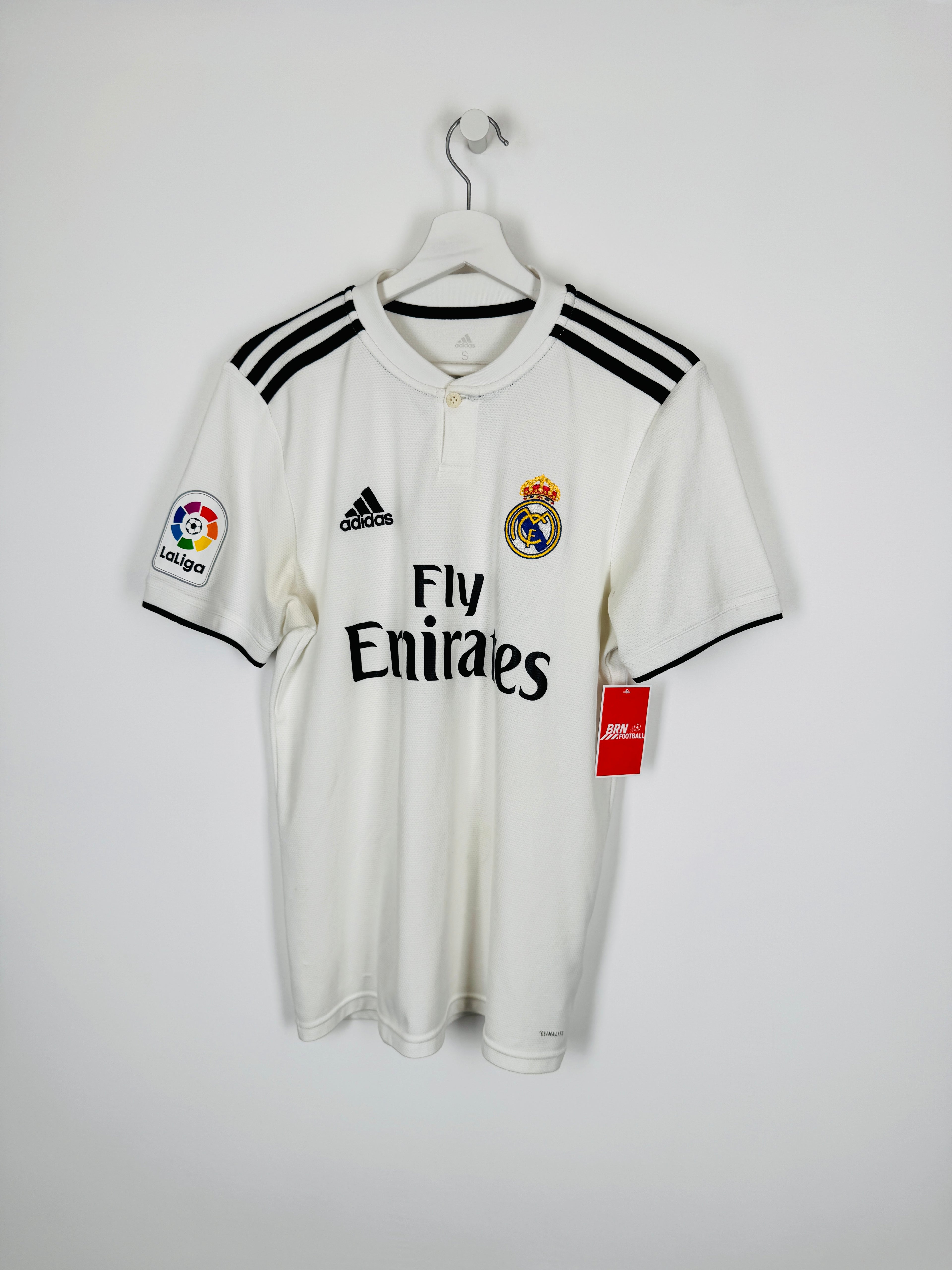 REAL MADRID 2018/2019 HOME FOOTBALL JERSEY - MODRIC #10 (S)