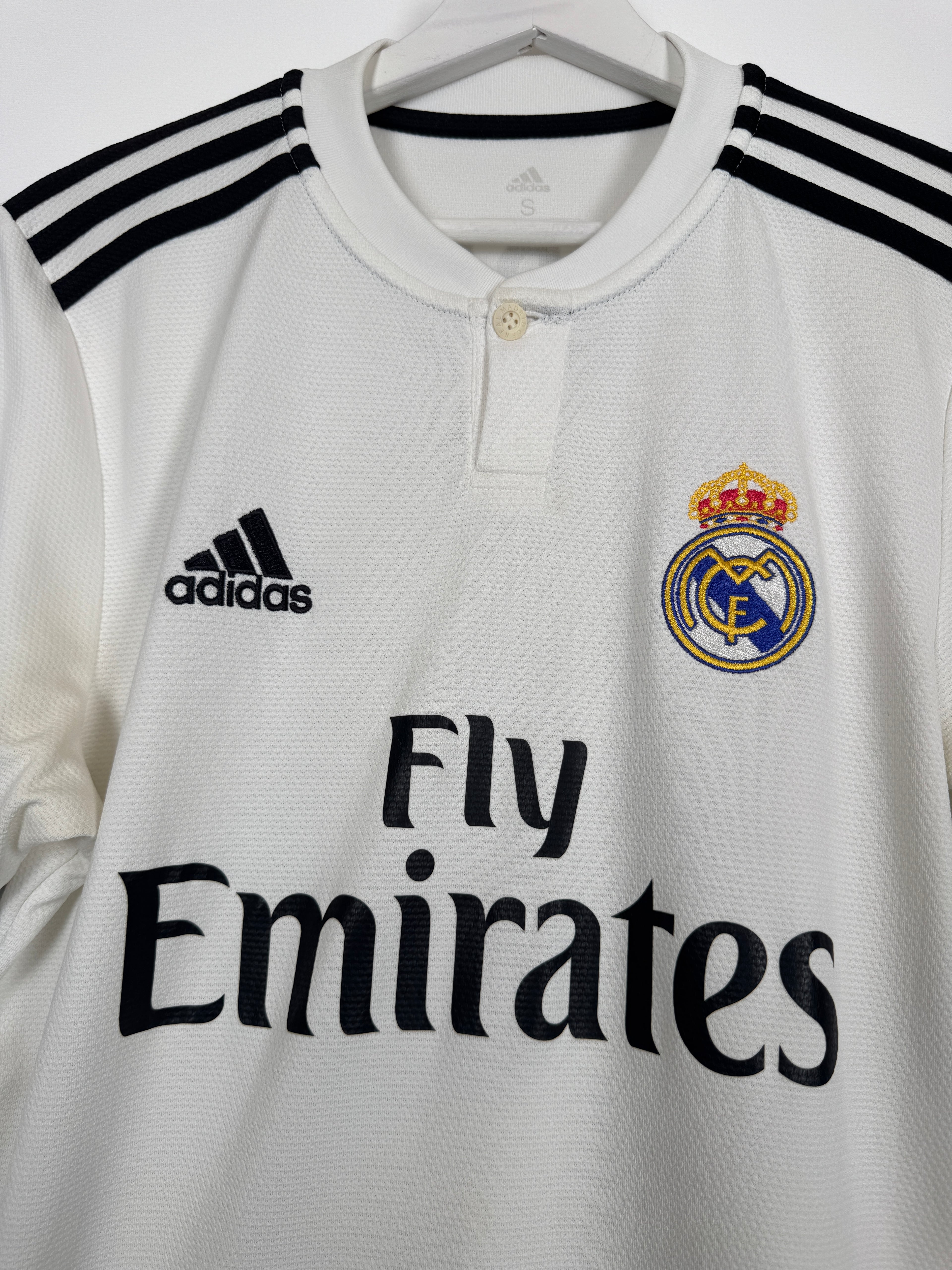 REAL MADRID 2018/2019 HOME FOOTBALL JERSEY - MODRIC #10 (S)