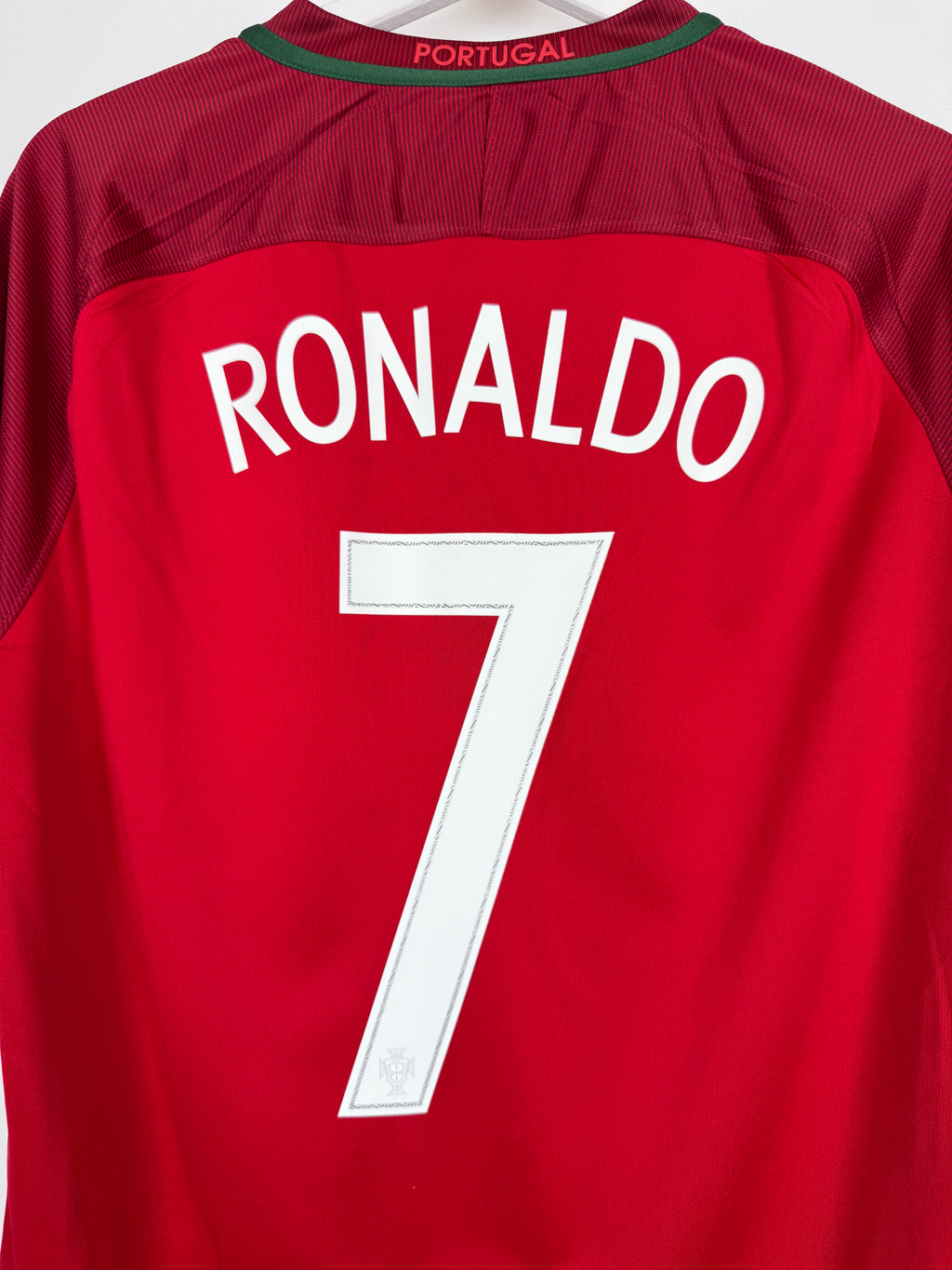 MAILLOT DE FOOTBALL PORTUGAL 2016 DOMICILE - CRISTIANO RONALDO #7 (L)