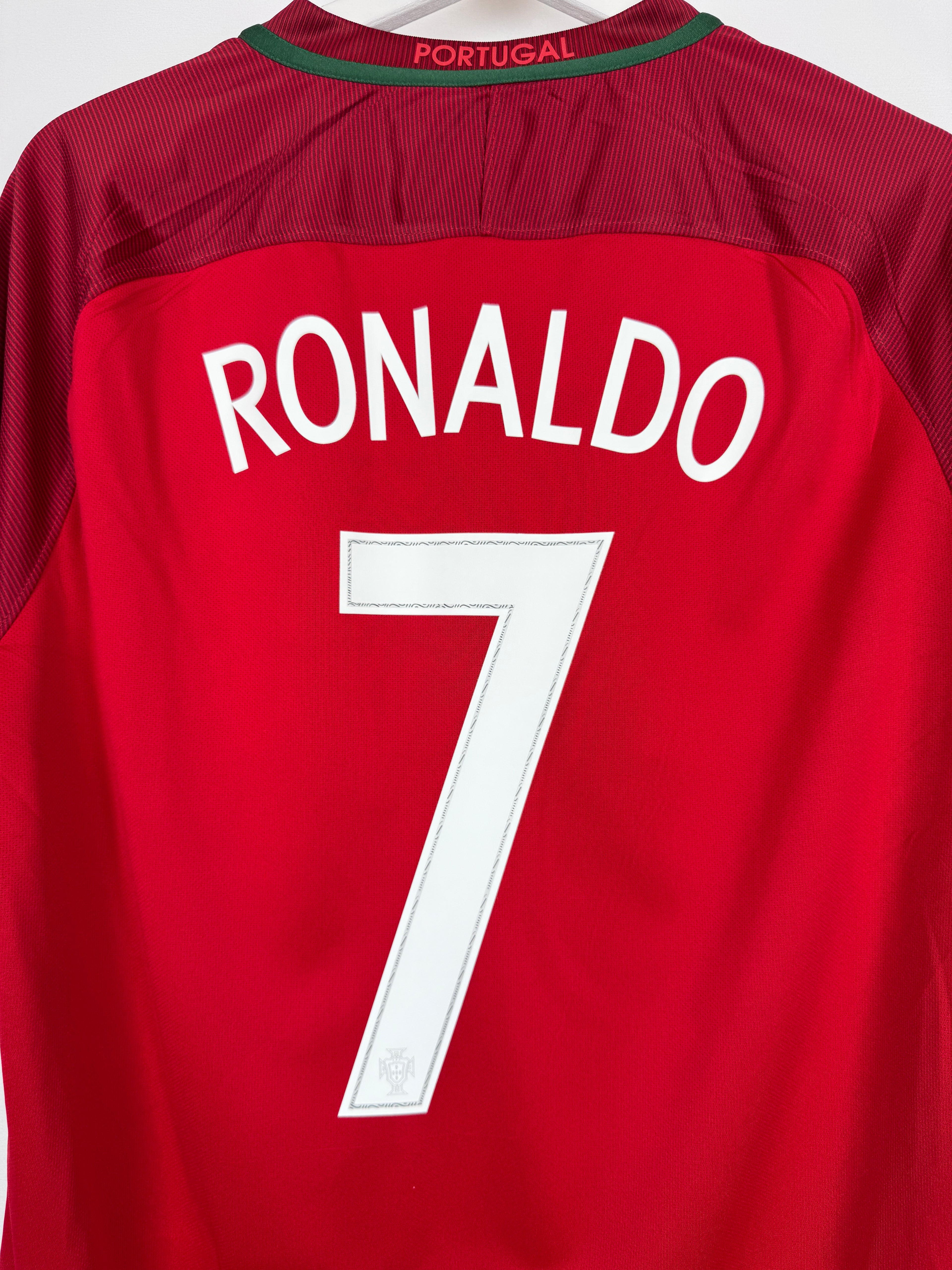 MAILLOT DE FOOTBALL PORTUGAL 2016 DOMICILE - CRISTIANO RONALDO #7 (L)