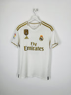 REAL MADRID 2019/2020 HOME FOOTBALL JERSEY - BENZEMA #9 (S)