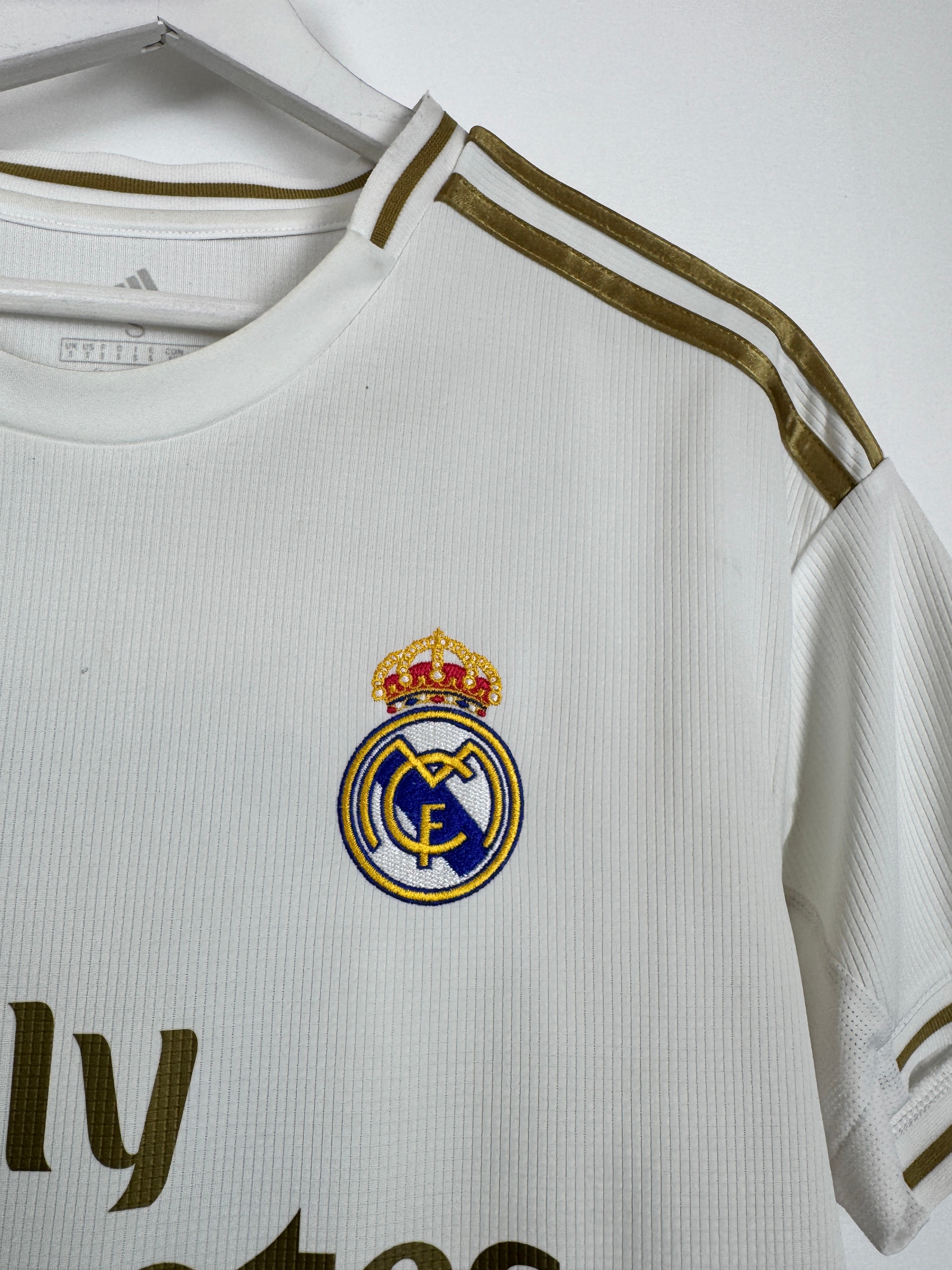 REAL MADRID 2019/2020 HOME FOOTBALL JERSEY - BENZEMA #9 (S)