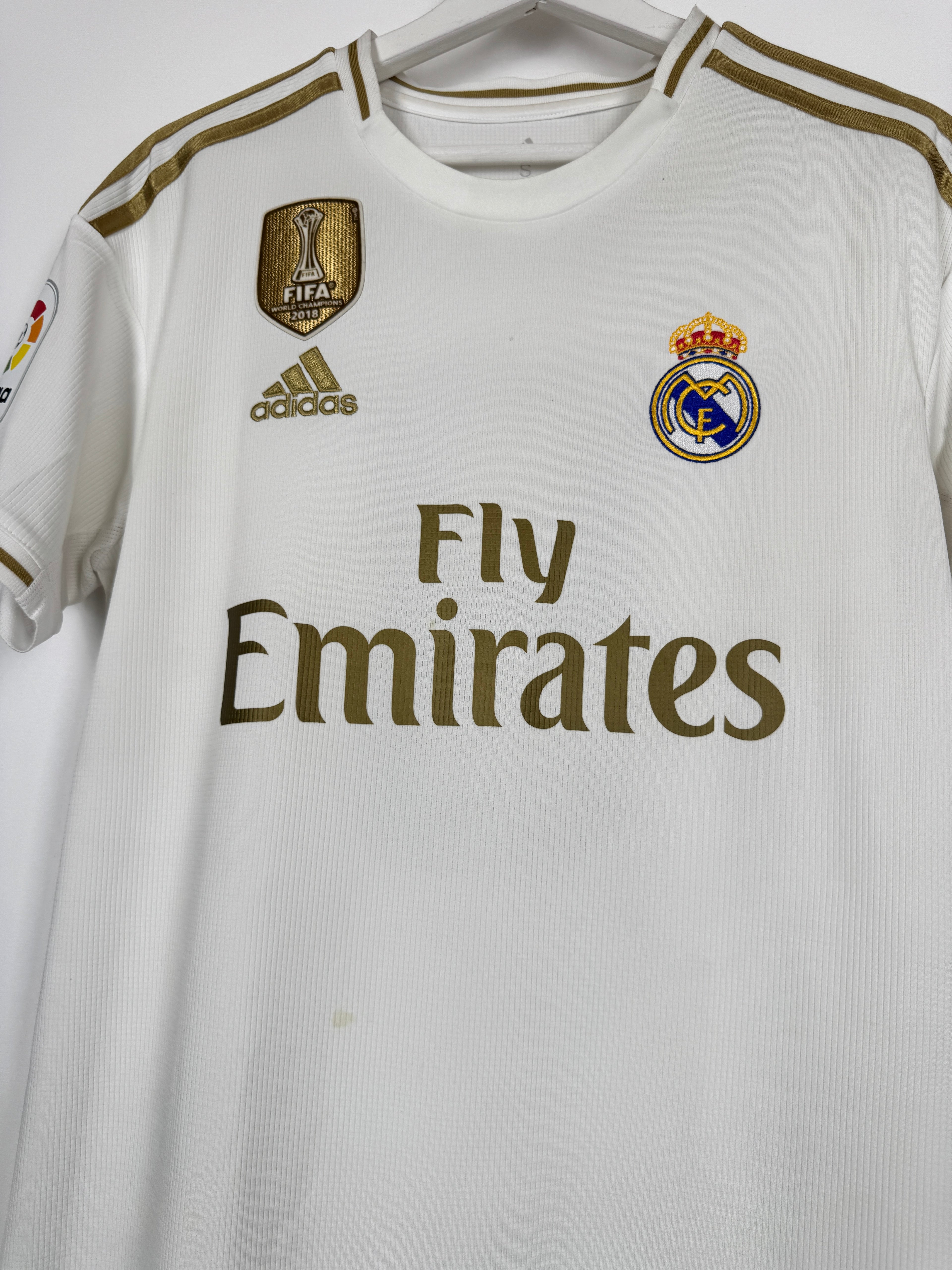 REAL MADRID 2019/2020 HOME FOOTBALL JERSEY - BENZEMA #9 (S)