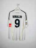 REAL MADRID FOOTBALL JERSEY 2009/2010 HOME - RONALDO #9 (XXL)
