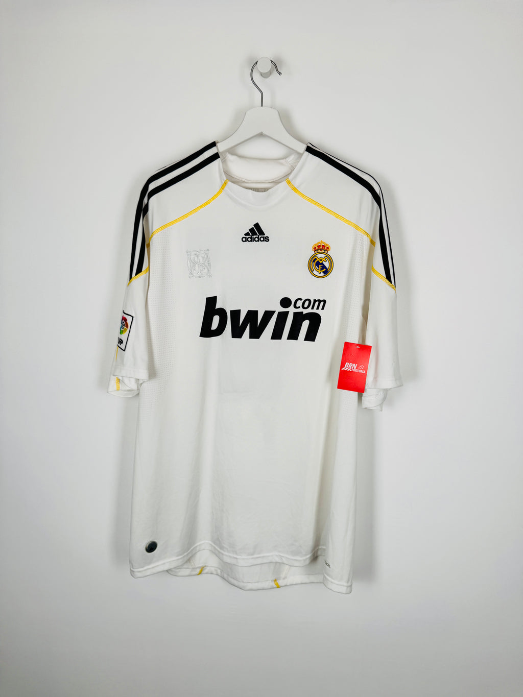 REAL MADRID FOOTBALL JERSEY 2009/2010 HOME - RONALDO #9 (XXL)