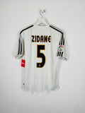 REAL MADRID 2003/2004 HOME FOOTBALL SHIRT - ZIDANE #5 (S)