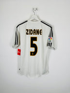 REAL MADRID 2003/2004 HOME FOOTBALL SHIRT - ZIDANE #5 (S)