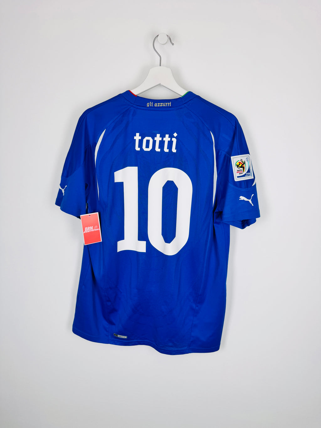 MAILLOT DE FOOTBALL ITALIE 2010 DOMICILE - TOTTI #10 (L)