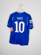 MAILLOT DE FOOTBALL ITALIE 2010 DOMICILE - TOTTI #10 (L)