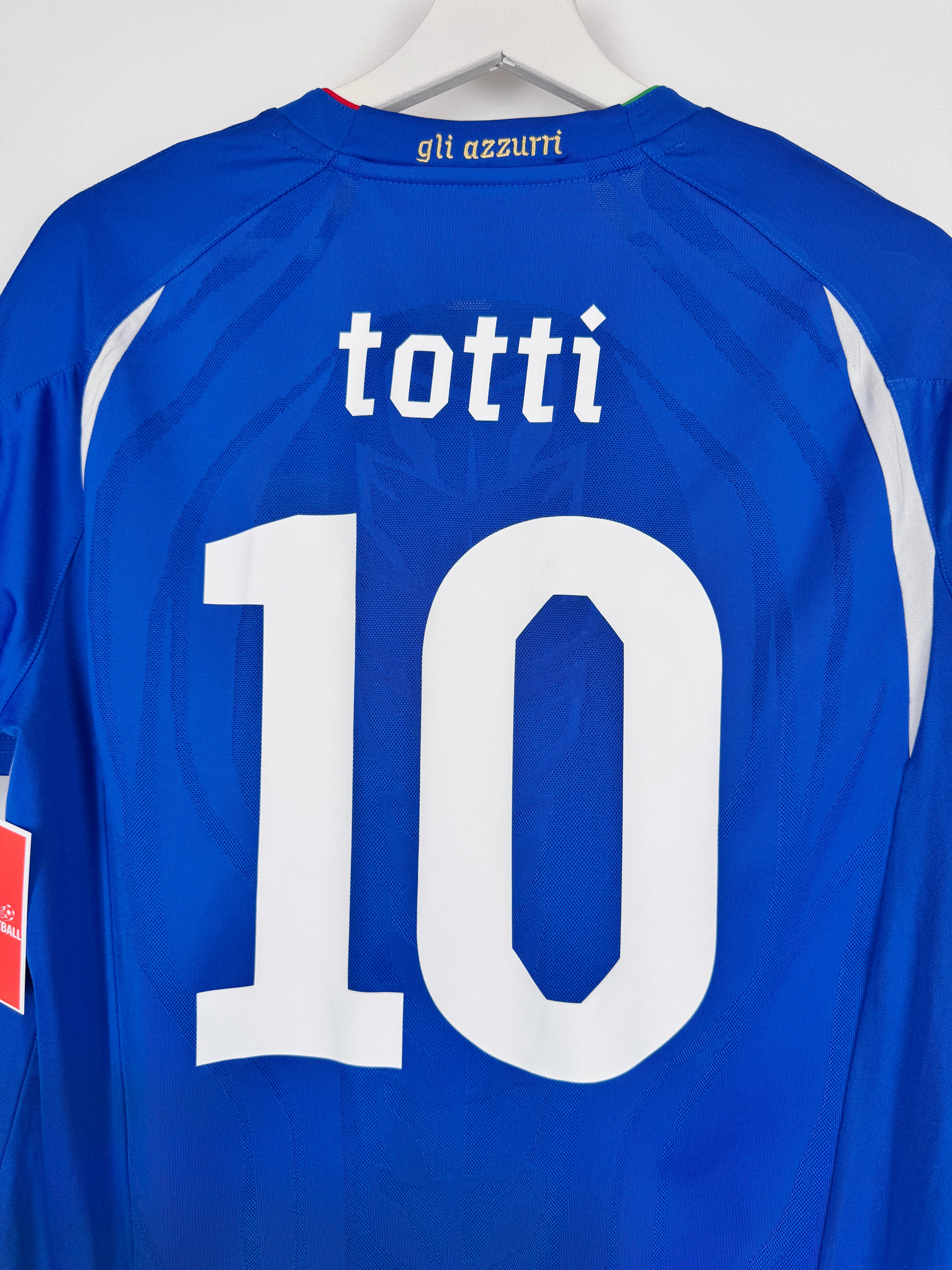 MAILLOT DE FOOTBALL ITALIE 2010 DOMICILE - TOTTI #10 (L)