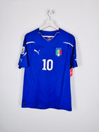 MAILLOT DE FOOTBALL ITALIE 2010 DOMICILE - TOTTI #10 (L)