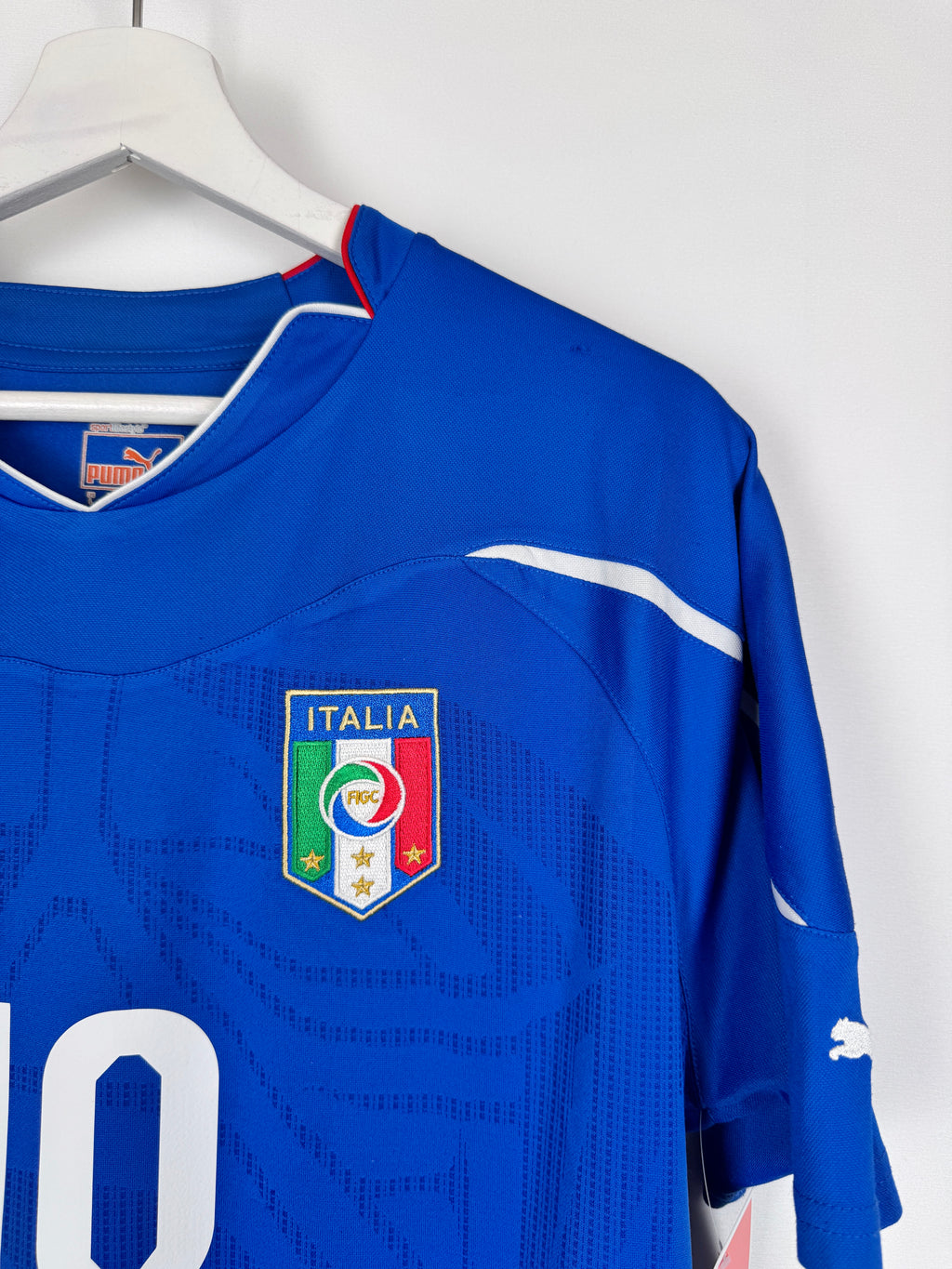 MAILLOT DE FOOTBALL ITALIE 2010 DOMICILE - TOTTI #10 (L)