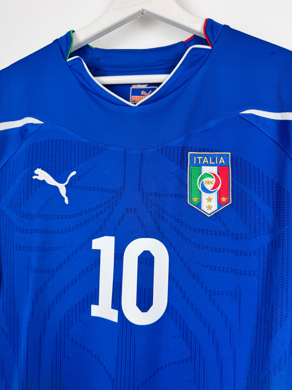 MAILLOT DE FOOTBALL ITALIE 2010 DOMICILE - TOTTI #10 (L)