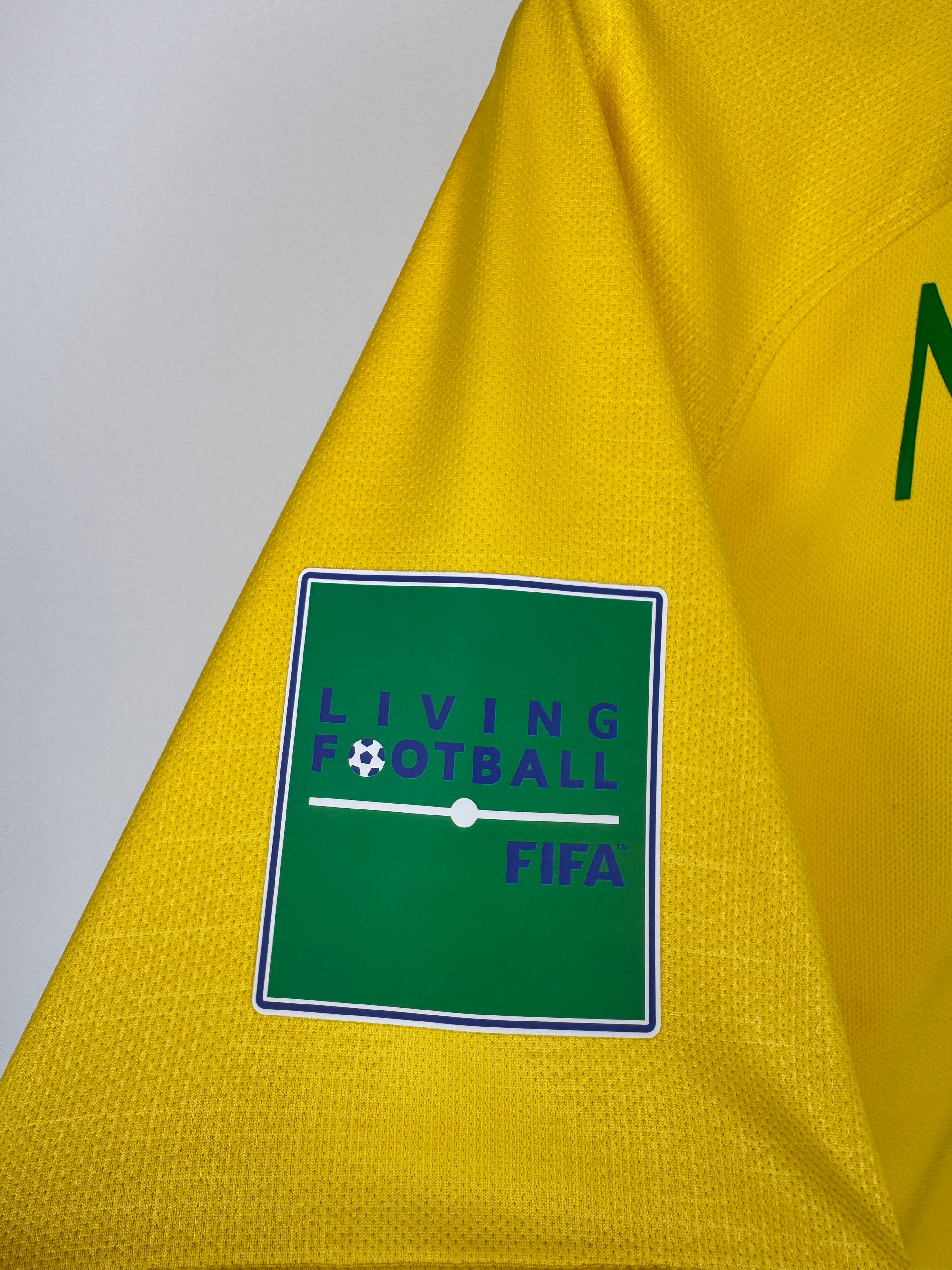 MAILLOT DE FOOTBALL BRÉSIL 2018 DOMICILE - NEYMAR JR #10 (S)