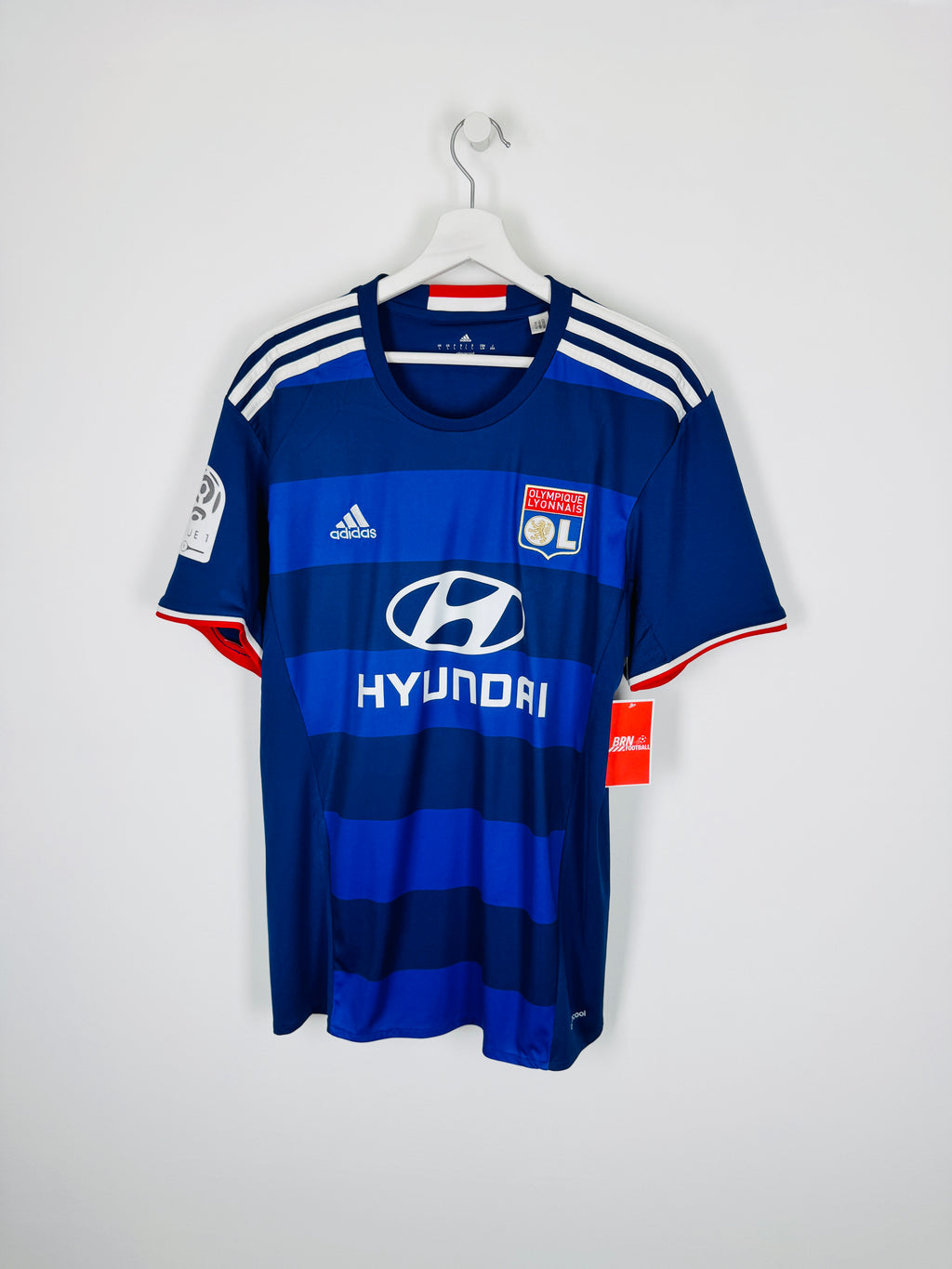 OLYMPIQUE LYONNAIS 2016/2017 AWAY FOOTBALL SHIRT - FEKIR #18 (L)