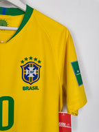 MAILLOT DE FOOTBALL BRÉSIL 2018 DOMICILE - NEYMAR JR #10 (S)
