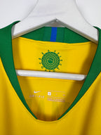 MAILLOT DE FOOTBALL BRÉSIL 2018 DOMICILE - NEYMAR JR #10 (S)