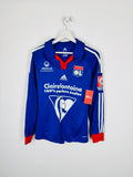 OLYMPIQUE LYONNAIS 2012/2013 MATCH WORN FOOTBALL SHIRT LONG SLEEVES (S)