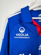 OLYMPIQUE LYONNAIS 2012/2013 MATCH WORN FOOTBALL SHIRT LONG SLEEVES (S)