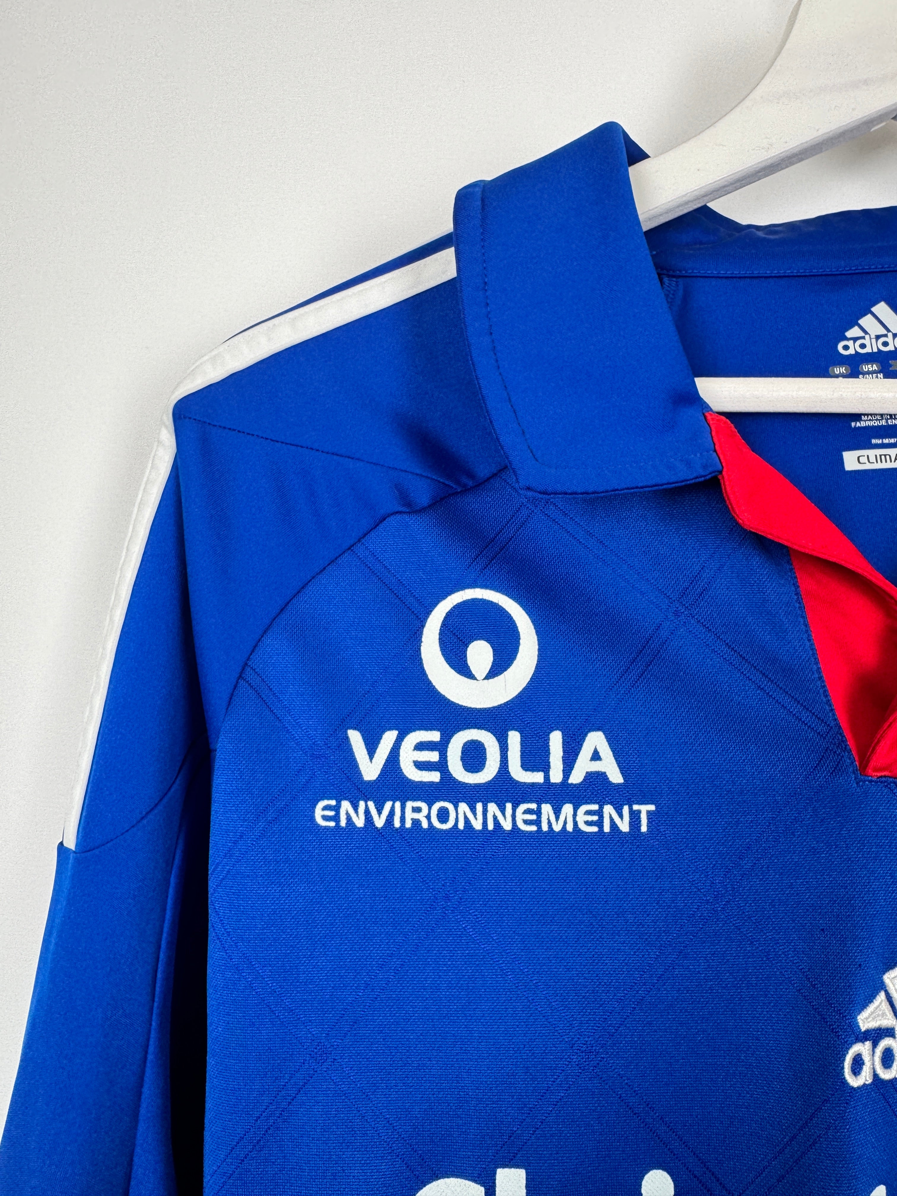 OLYMPIQUE LYONNAIS 2012/2013 MATCH WORN FOOTBALL SHIRT LONG SLEEVES (S)