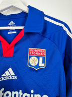OLYMPIQUE LYONNAIS 2012/2013 MATCH WORN FOOTBALL SHIRT LONG SLEEVES (S)