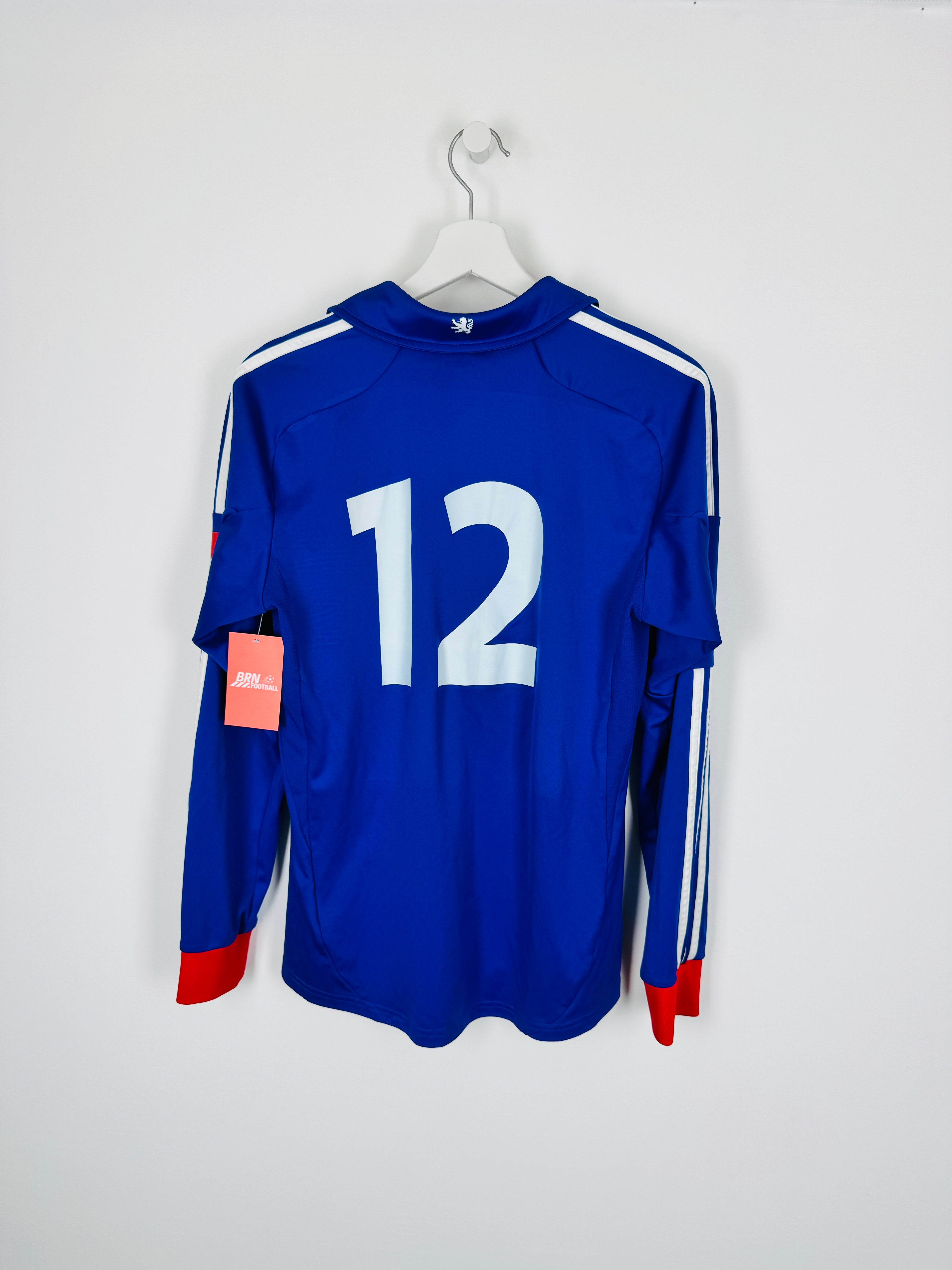 OLYMPIQUE LYONNAIS 2012/2013 MATCH WORN FOOTBALL SHIRT LONG SLEEVES (S)