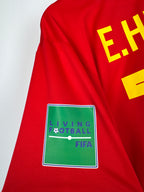 MAILLOT DE FOOTBALL BELGIQUE 2018 DOMICILE - EDEN HAZARD #10 (S)
