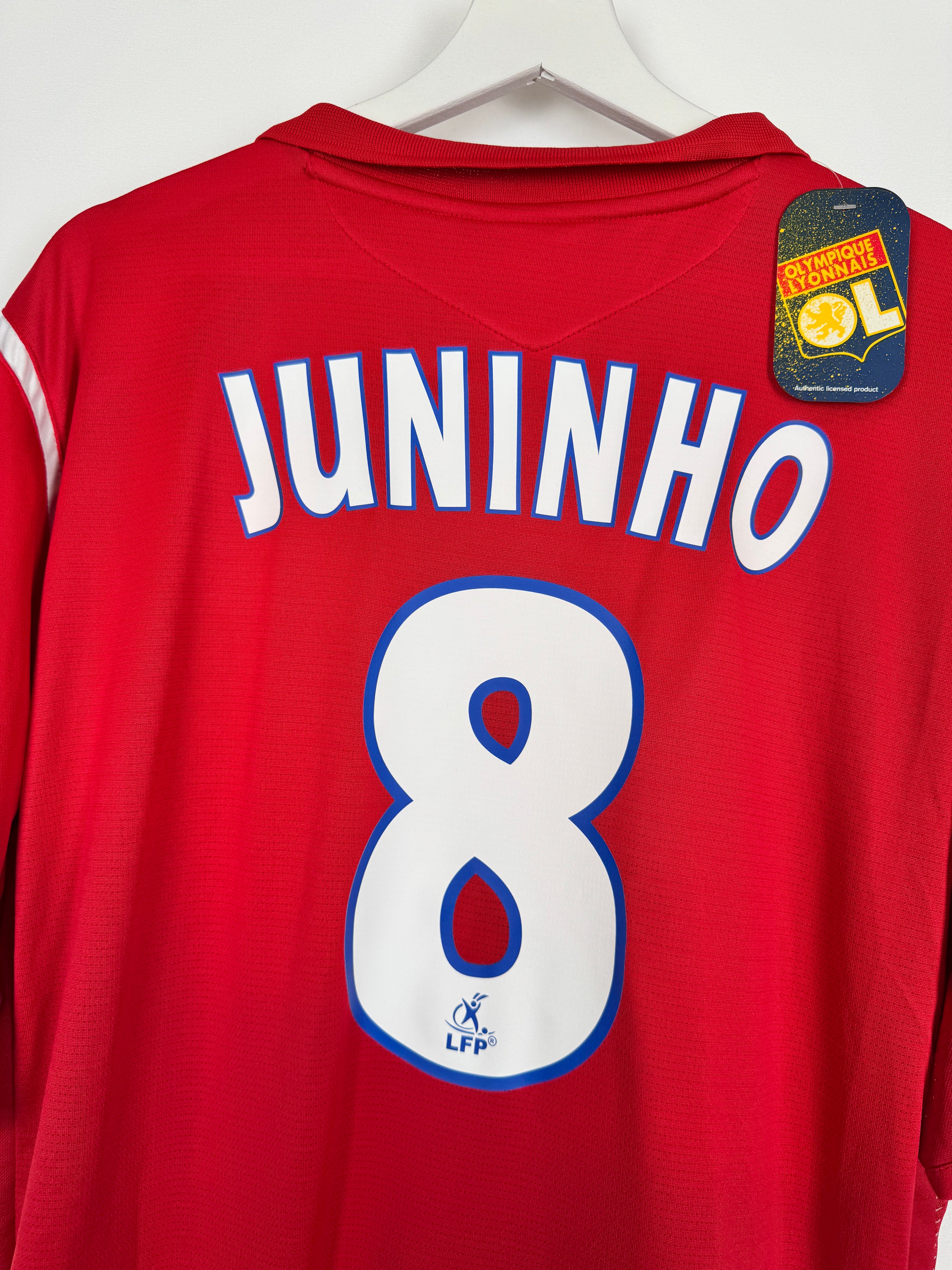 OLYMPIQUE LYONNAIS 2005/2006 AWAY FOOTBALL SHIRT NEW - JUNINHO #8 (XL)