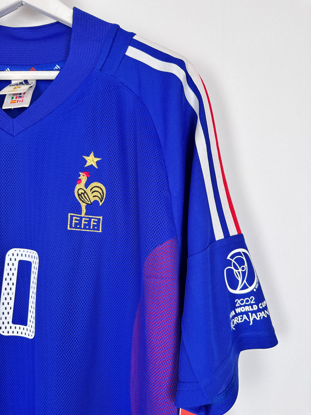 MAILLOT DE FOOTBALL ÉQUIPE DE FRANCE 2002 DOMICILE - ZINÉDINE ZIDANE #10 (XL)