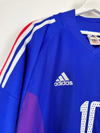 MAILLOT DE FOOTBALL ÉQUIPE DE FRANCE 2002 DOMICILE - ZINÉDINE ZIDANE #10 (XL)