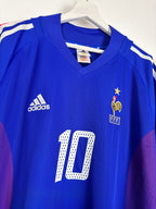 MAILLOT DE FOOTBALL ÉQUIPE DE FRANCE 2002 DOMICILE - ZINÉDINE ZIDANE #10 (XL)