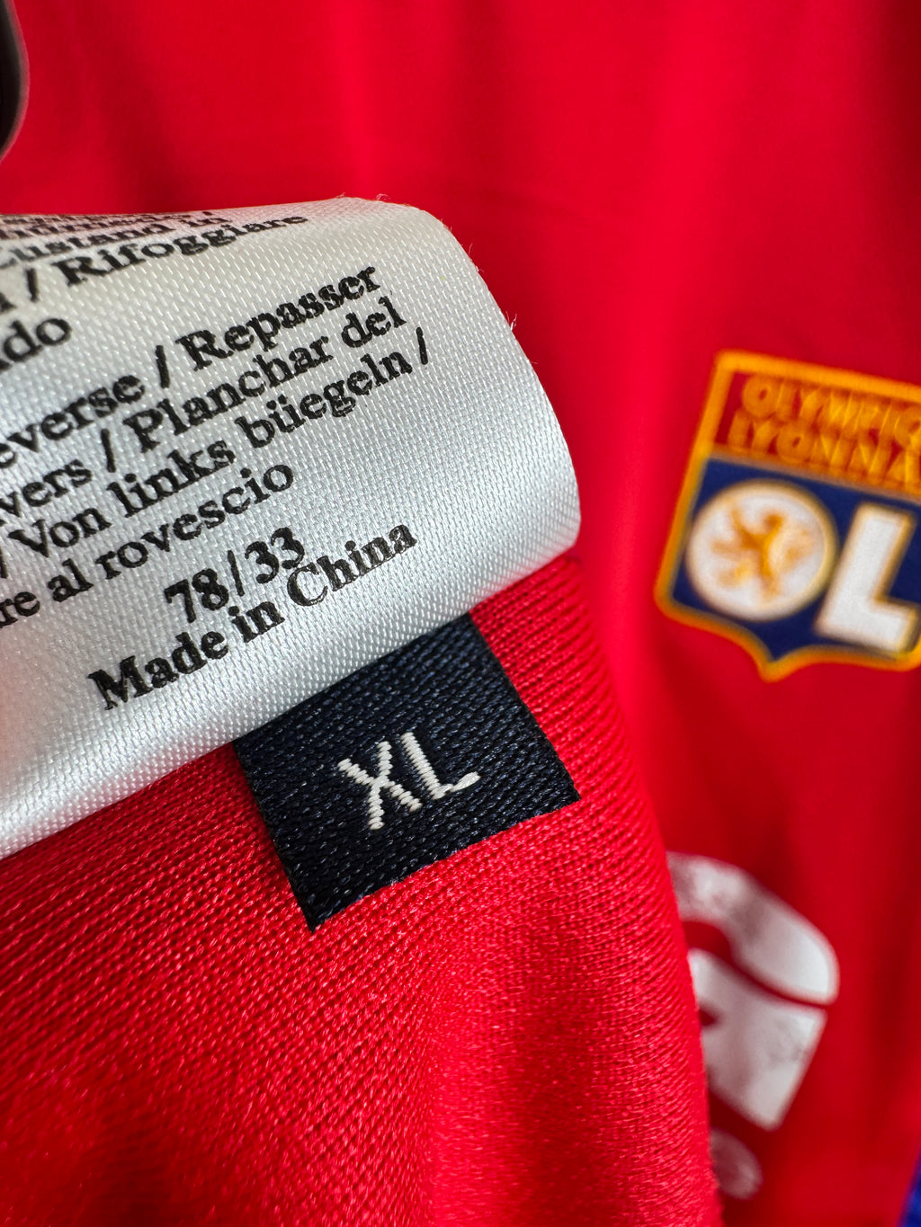 OLYMPIQUE LYONNAIS 2005/2006 AWAY FOOTBALL SHIRT NEW - JUNINHO #8 (XL)