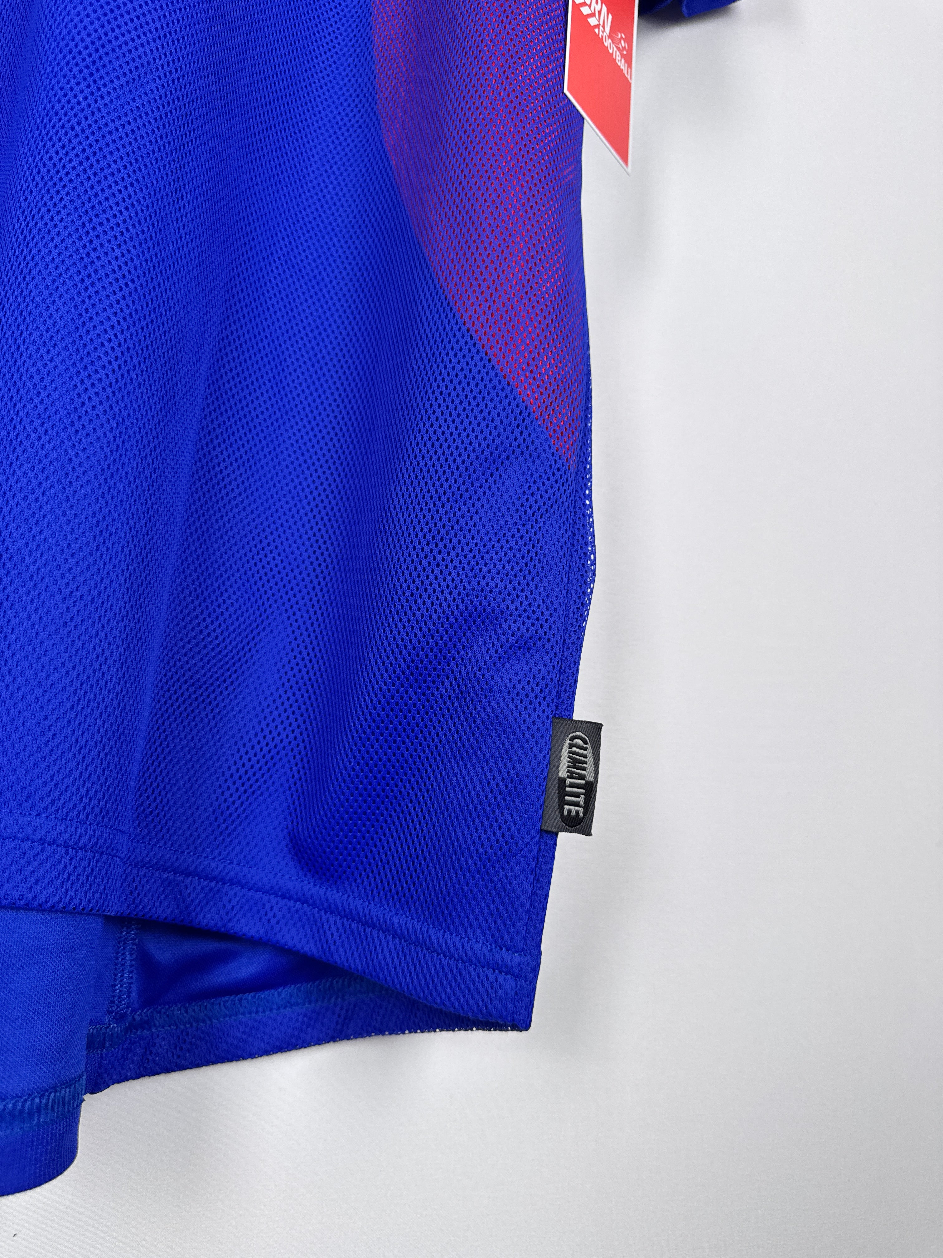 MAILLOT DE FOOTBALL ÉQUIPE DE FRANCE 2002 DOMICILE - ZINÉDINE ZIDANE #10 (XL)