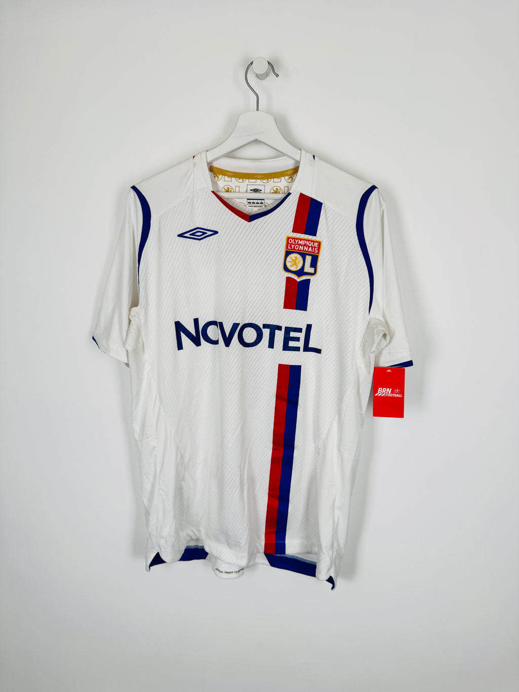OLYMPIQUE LYONNAIS 2008/2009 HOME FOOTBALL JERSEY - EDERSON #7 (L)