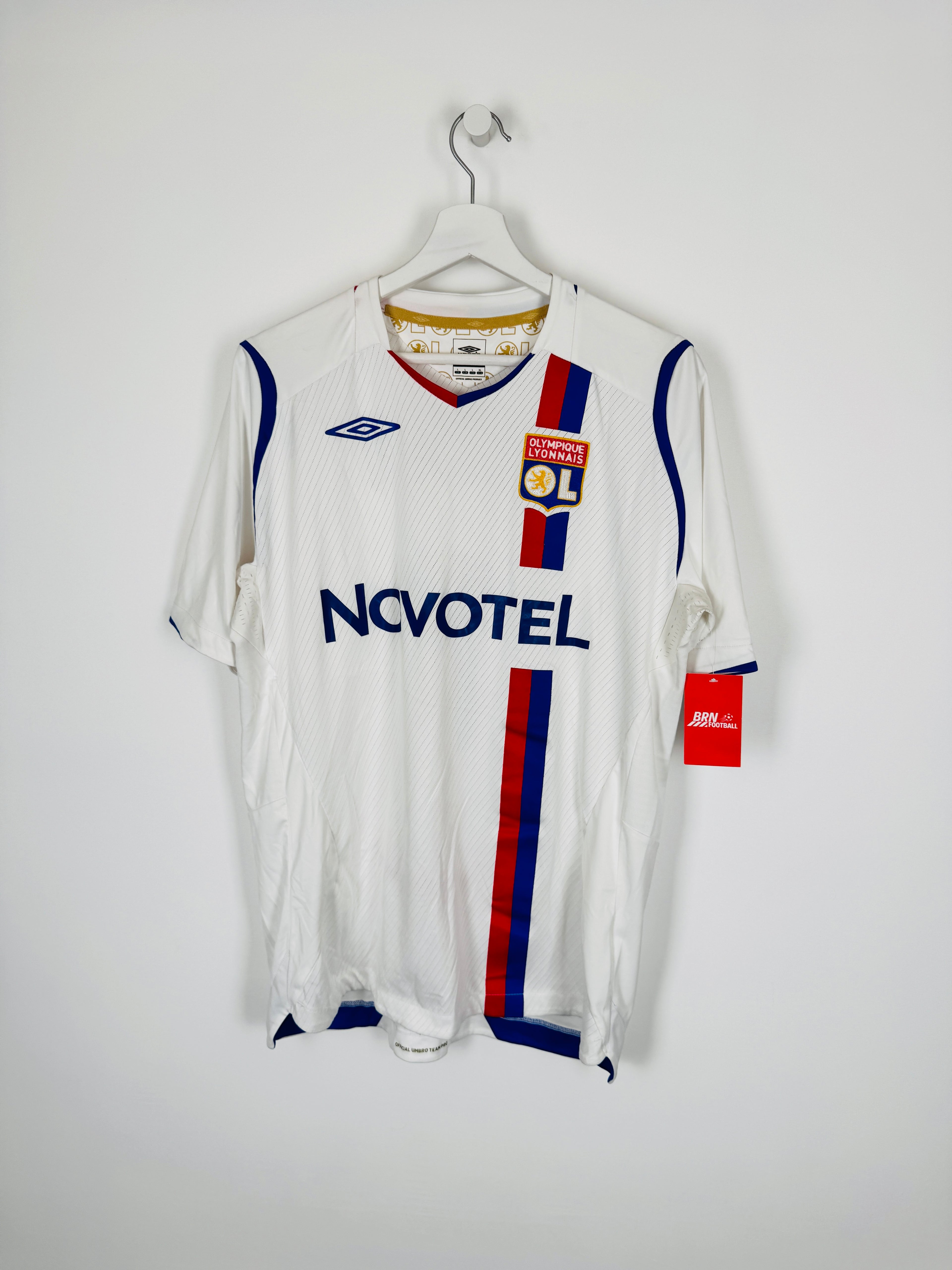 OLYMPIQUE LYONNAIS 2008/2009 HOME FOOTBALL JERSEY - EDERSON #7 (L)