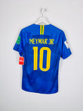 MAILLOT DE FOOTBALL BRÉSIL 2018 EXTÉRIEUR - NEYMAR JR #10 (S)