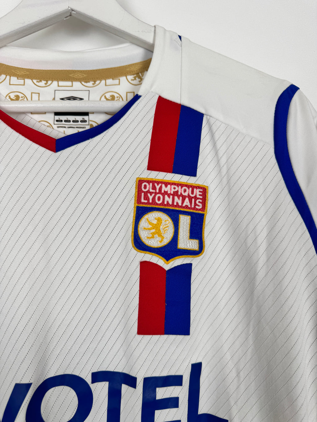 OLYMPIQUE LYONNAIS 2008/2009 HOME FOOTBALL JERSEY - EDERSON #7 (L)