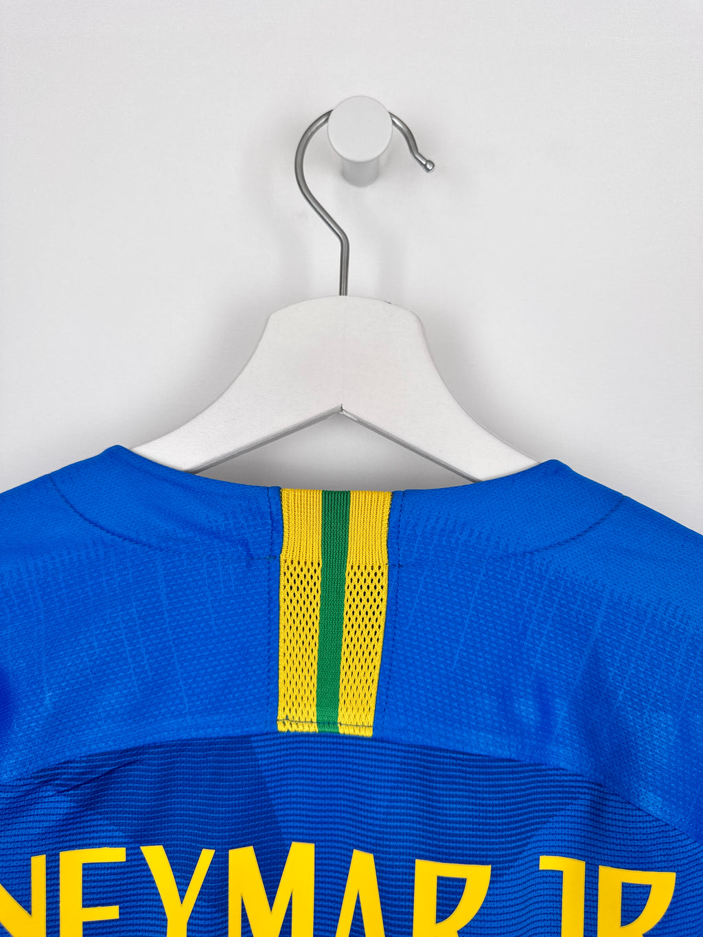 MAILLOT DE FOOTBALL BRÉSIL 2018 EXTÉRIEUR - NEYMAR JR #10 (S)