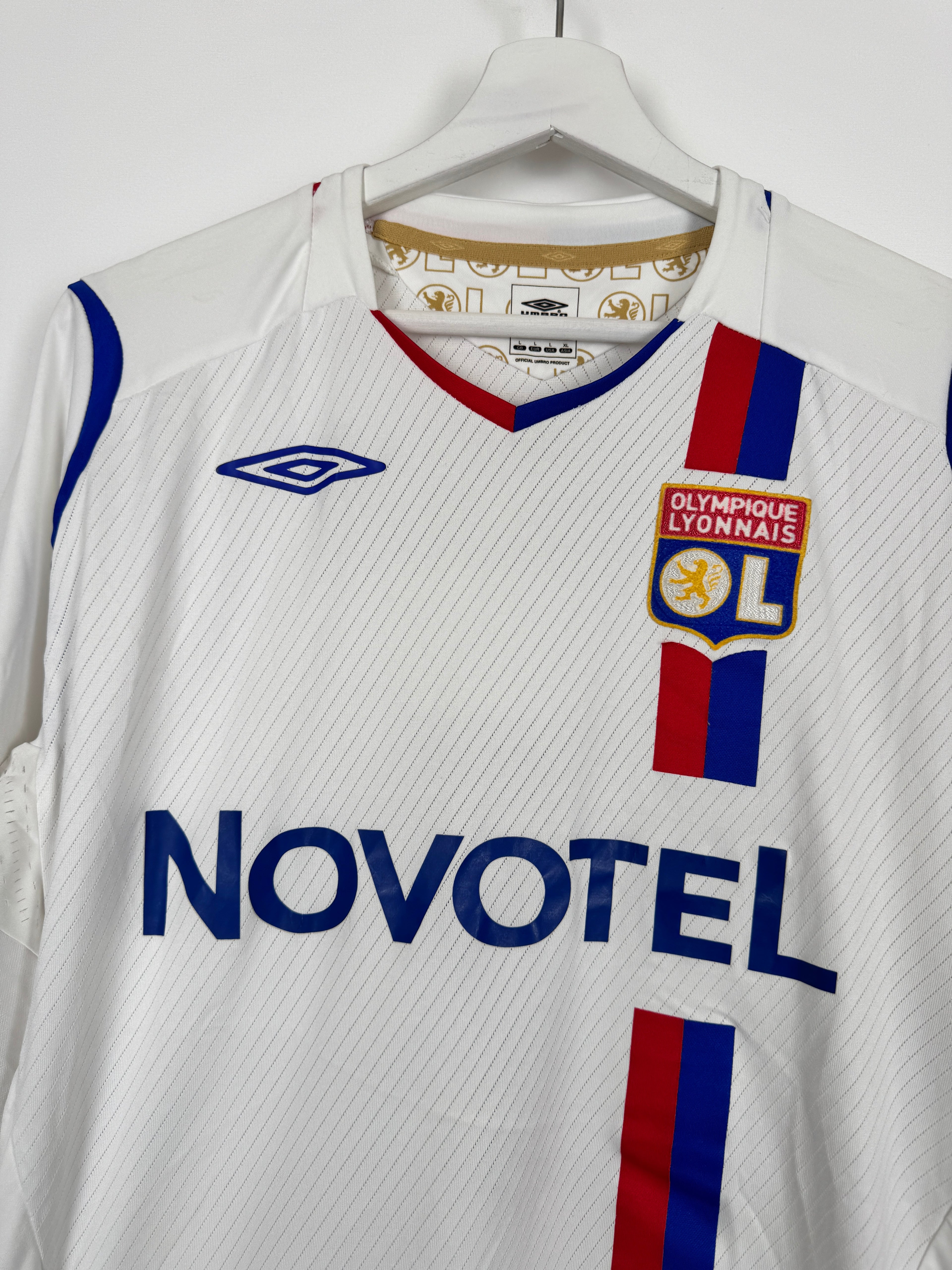 OLYMPIQUE LYONNAIS 2008/2009 HOME FOOTBALL JERSEY - EDERSON #7 (L)