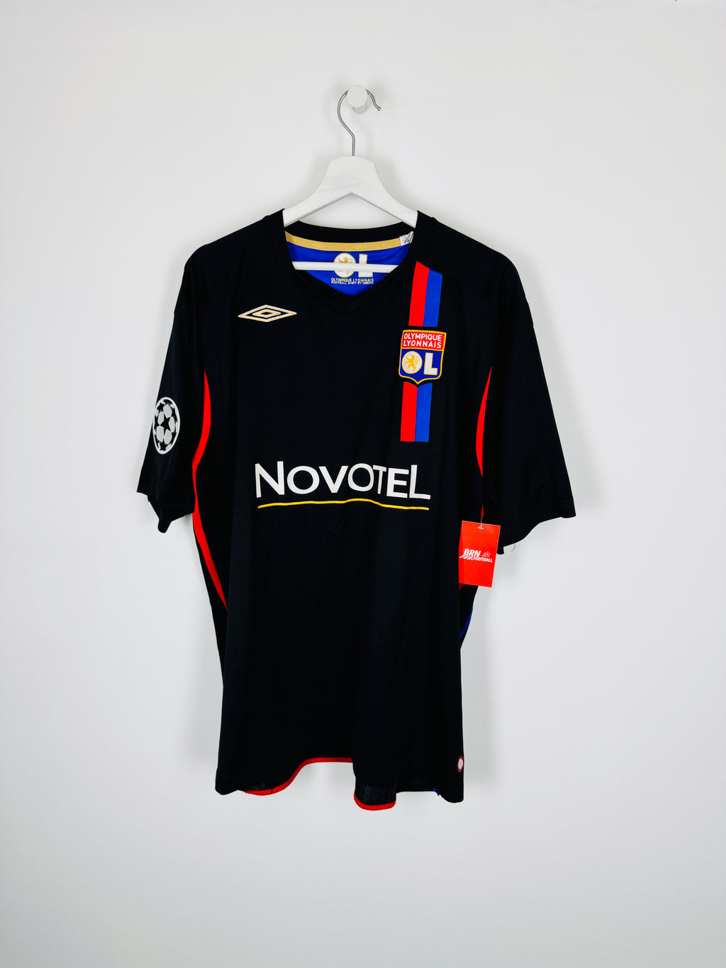 OLYMPIQUE LYONNAIS 2007/2008 THIRD FOOTBALL SHIRT - BENZEMA #10 (XXL)