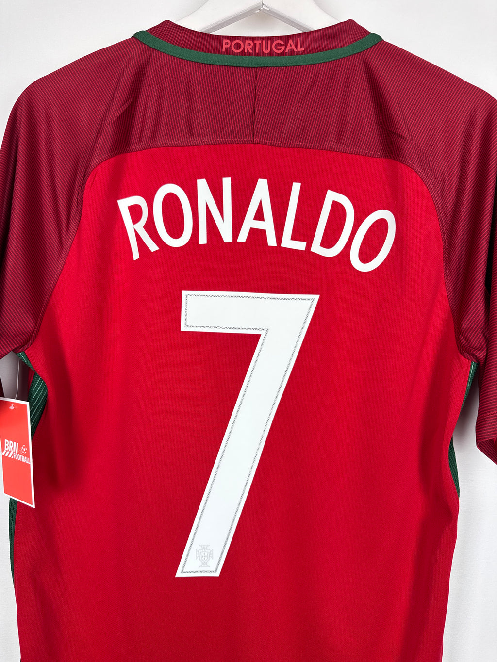 MAILLOT DE FOOTBALL PORTUGAL 2016 DOMICILE - CRISTIANO RONALDO #7 (S)