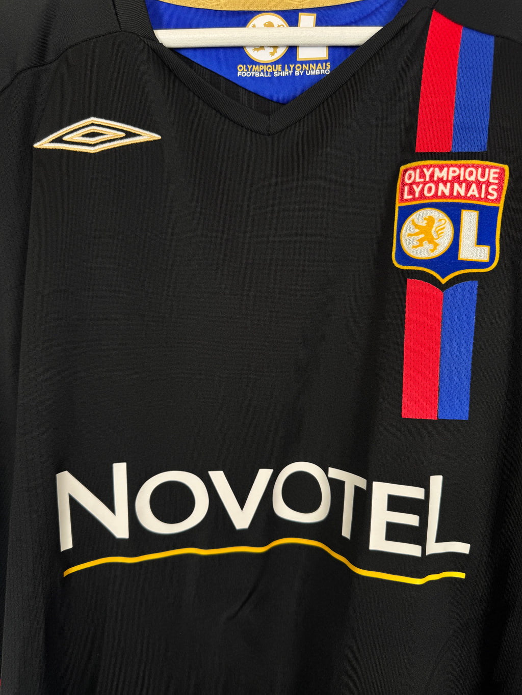 OLYMPIQUE LYONNAIS 2007/2008 THIRD FOOTBALL SHIRT - BENZEMA #10 (XXL)