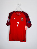MAILLOT DE FOOTBALL PORTUGAL 2016 DOMICILE - CRISTIANO RONALDO #7 (S)