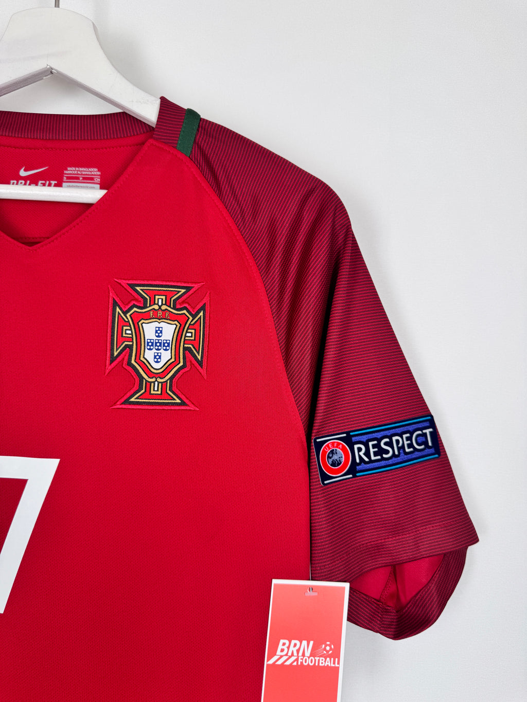 MAILLOT DE FOOTBALL PORTUGAL 2016 DOMICILE - CRISTIANO RONALDO #7 (S)