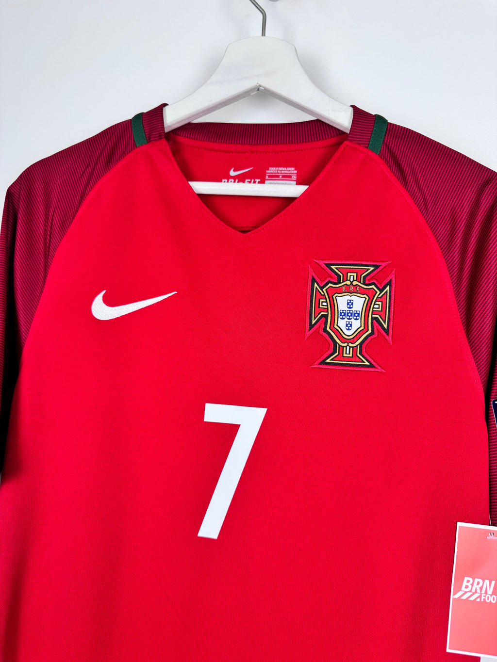 MAILLOT DE FOOTBALL PORTUGAL 2016 DOMICILE - CRISTIANO RONALDO #7 (S)