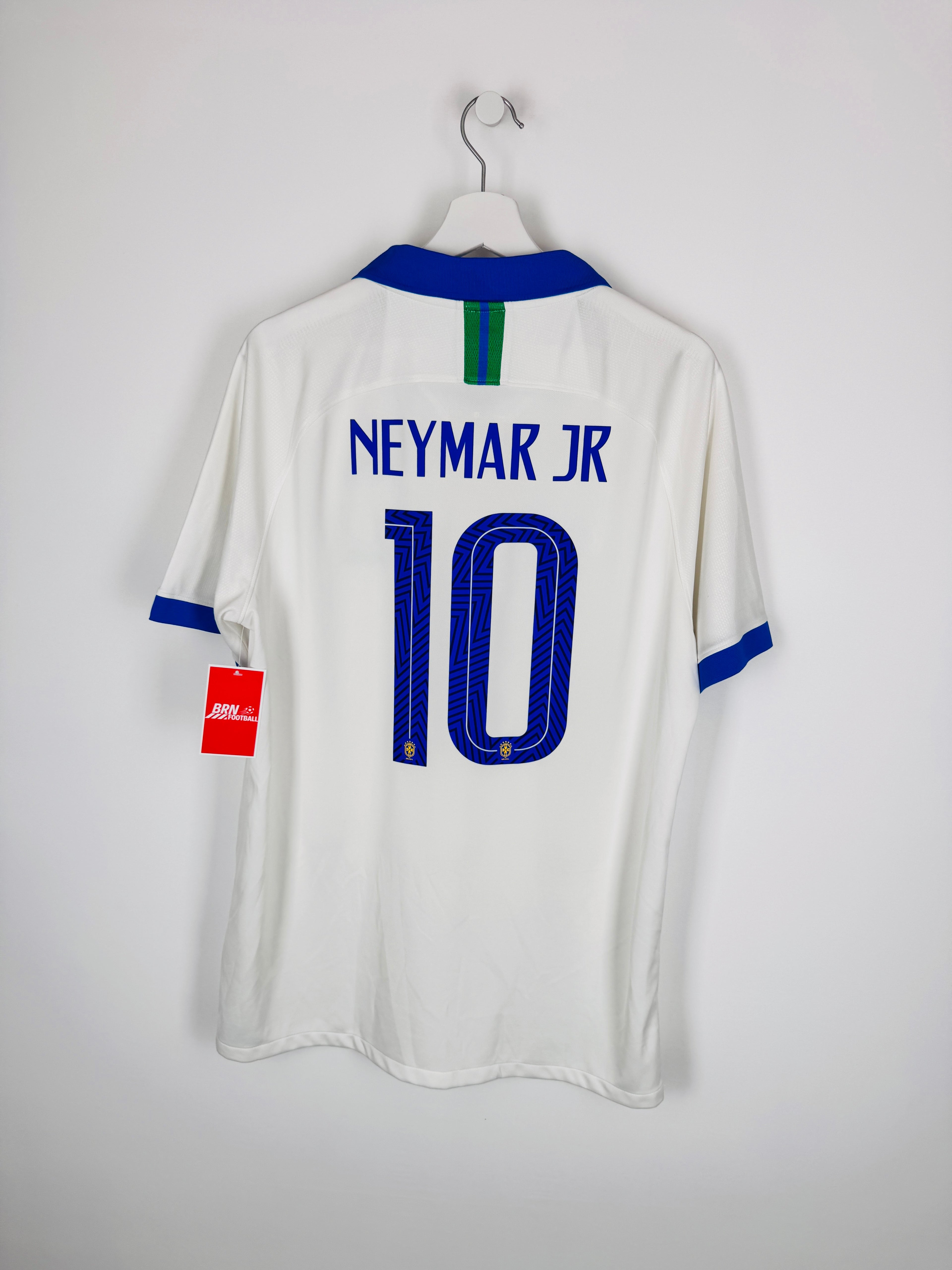 MAILLOT DE FOOTBALL BRÉSIL 2019/2020 EXTÉRIEUR - NEYMAR JR #10 (L)