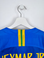 MAILLOT DE FOOTBALL BRÉSIL 2018 EXTÉRIEUR - NEYMAR JR #10 (S)