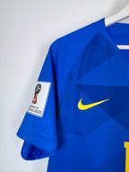 MAILLOT DE FOOTBALL BRÉSIL 2018 EXTÉRIEUR - NEYMAR JR #10 (S)