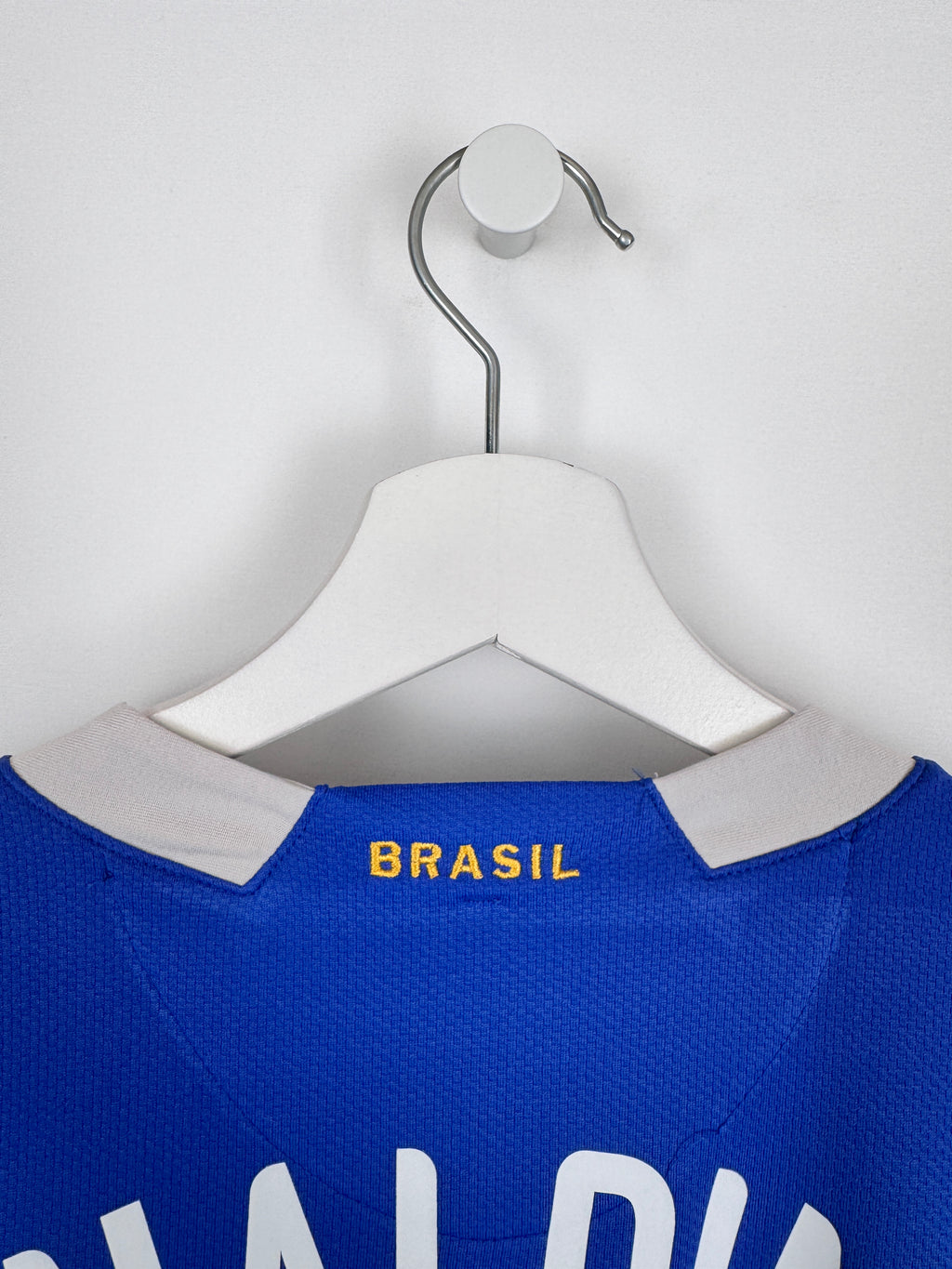 MAILLOT DE FOOTBALL BRÉSIL 2006 EXTÉRIEUR - RONALDINHO #10 (M)