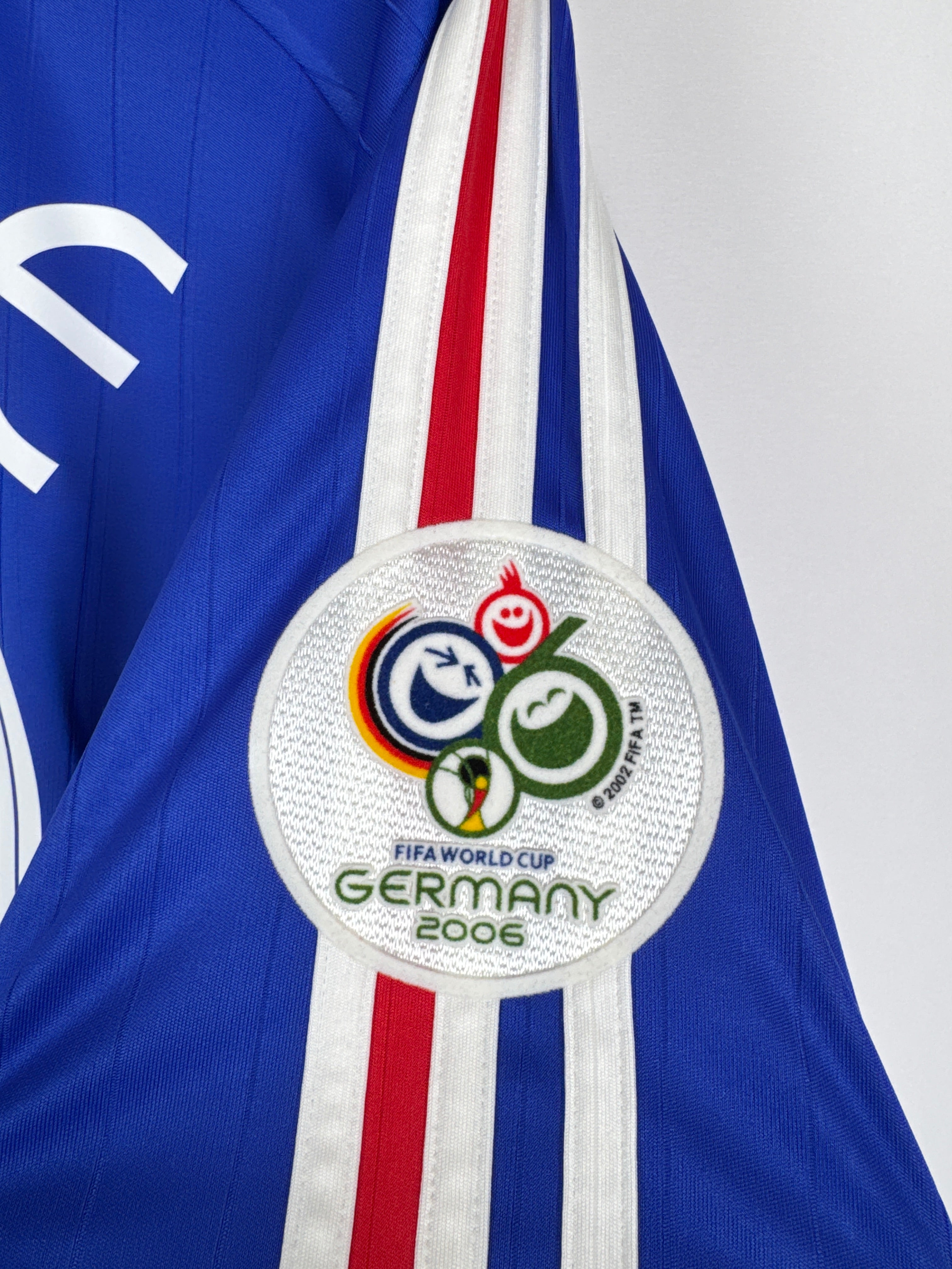 MAILLOT DE FOOTBALL ÉQUIPE DE FRANCE 2006 DOMICILE - ZINÉDINE ZIDANE #10 (L)